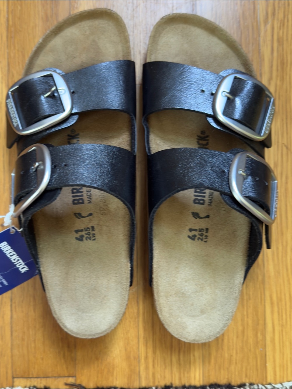 Birkenstock Arizona Big Buckle Sandal (EU 41/US 10-10.5) Black Medium/Narrow